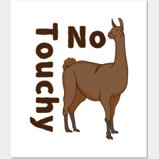 No Touchy Llama Posters and Art